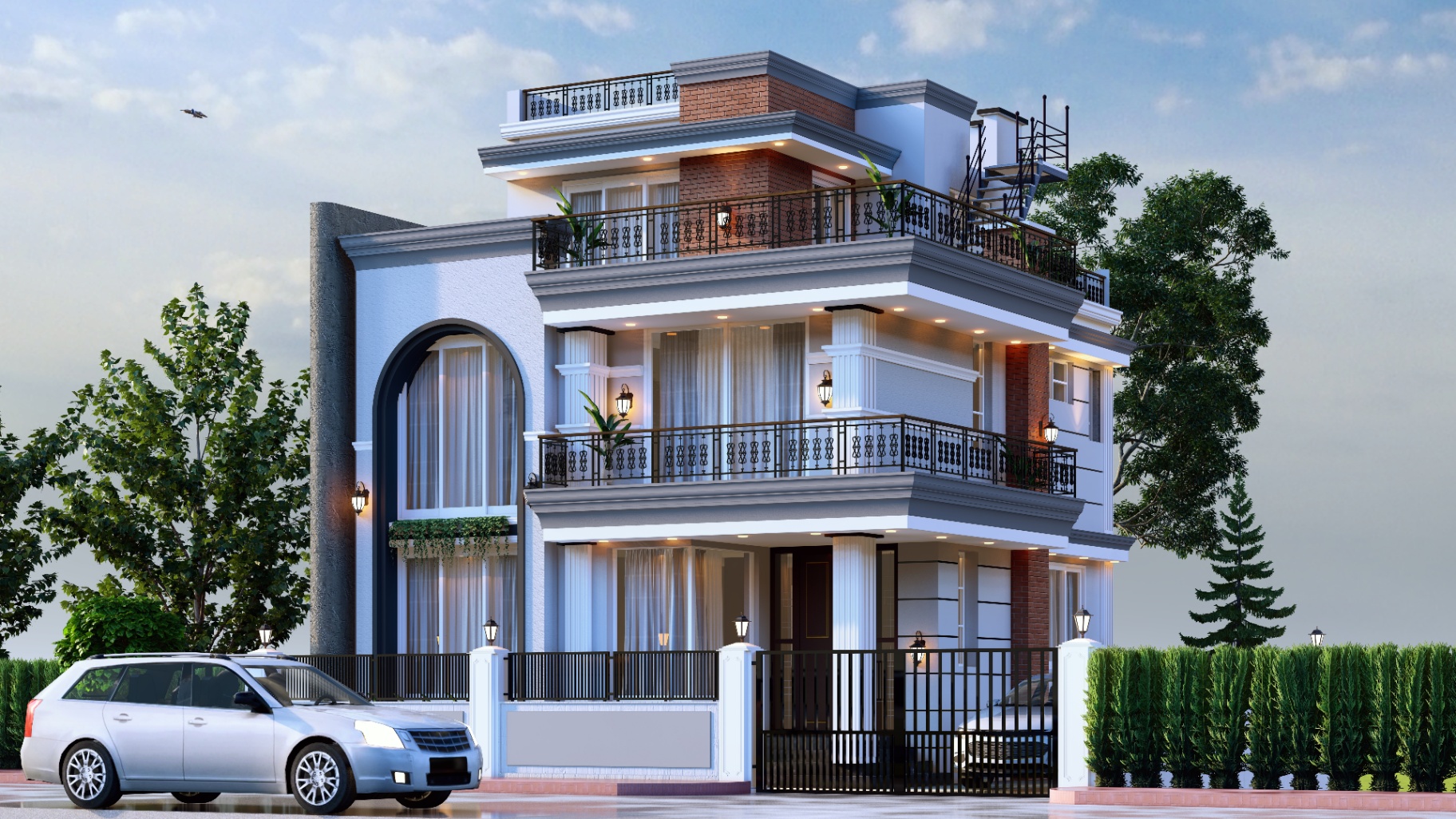 Classical modern villa